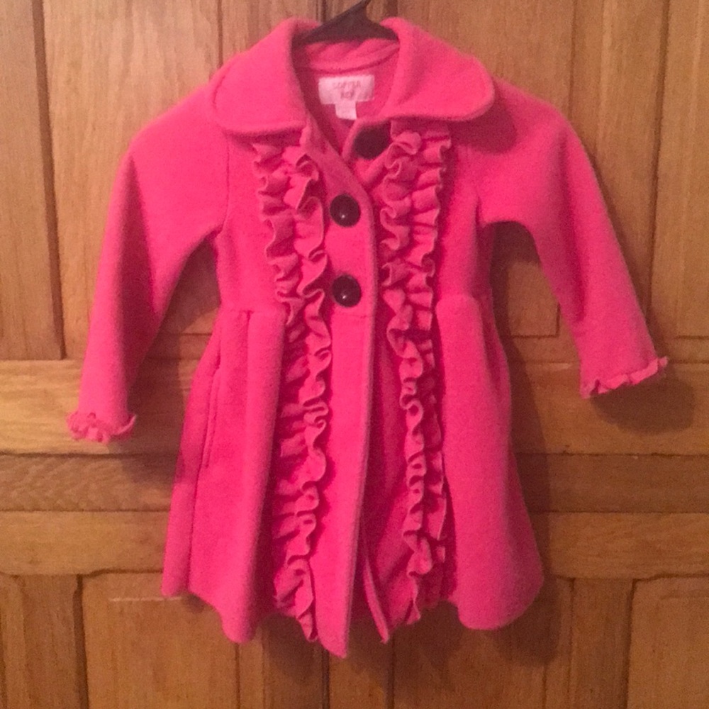 Toddler’s 2/3 Pink Peacoat
